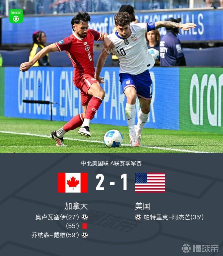 中北美国联_中北美国联A联赛季军赛 加拿大美国比赛结果 奥卢瓦塞伊乔纳森-戴维